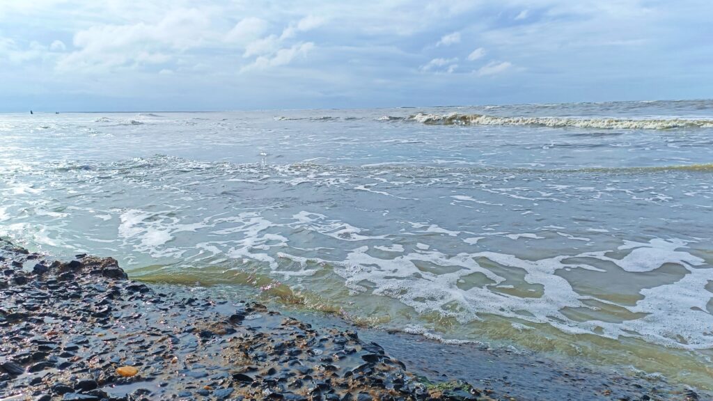 Bakkhali Sea Beach, Bay of Bengal Waves