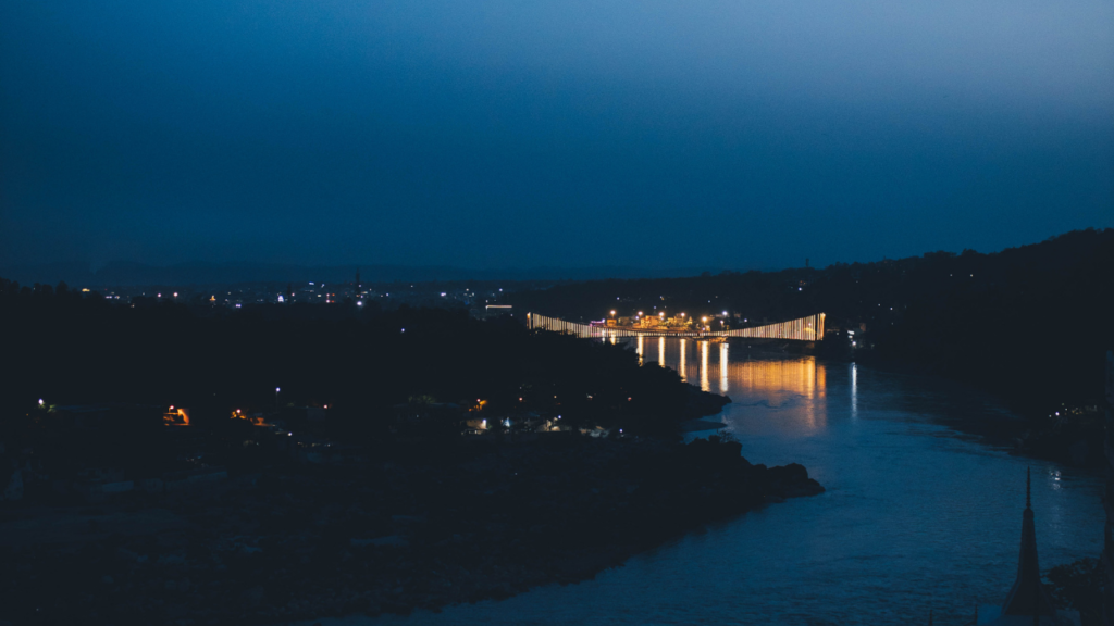 Rishikesh, Night, mountains, best place to visit in India