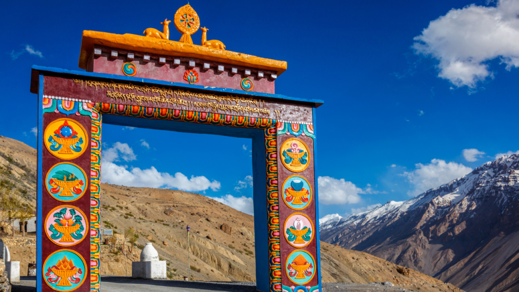 Gate of Key Monastery Gate of Key Monastery