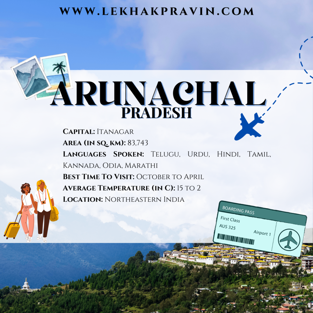 Arunachal Pradesh State in India Lekhak Pravin