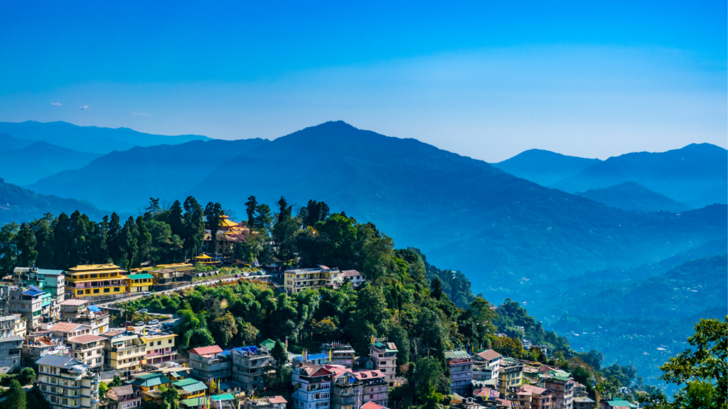 Gangtok, mountains, Sikkim, India