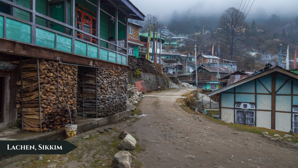 Lachung Village In Sikkim