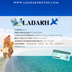 Ladakh, State in India, Lekhak Pravin