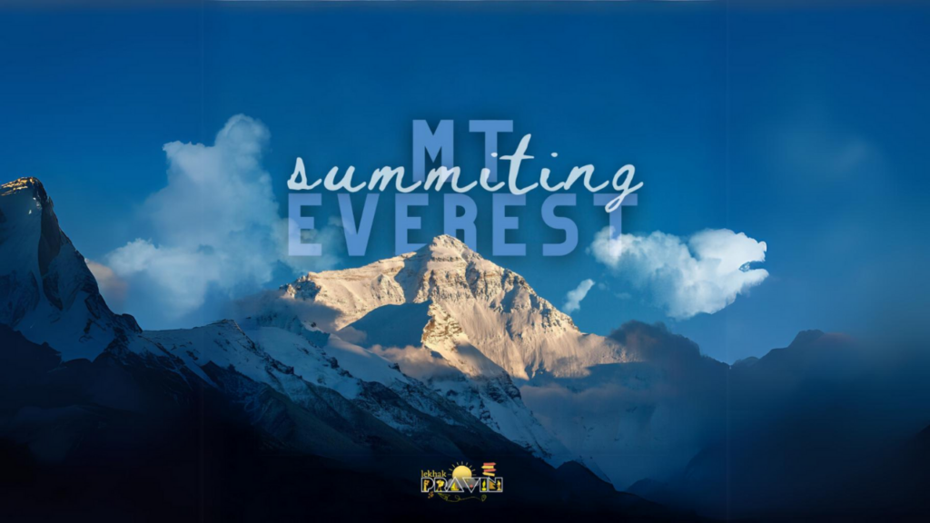 Summiting Mount Everest