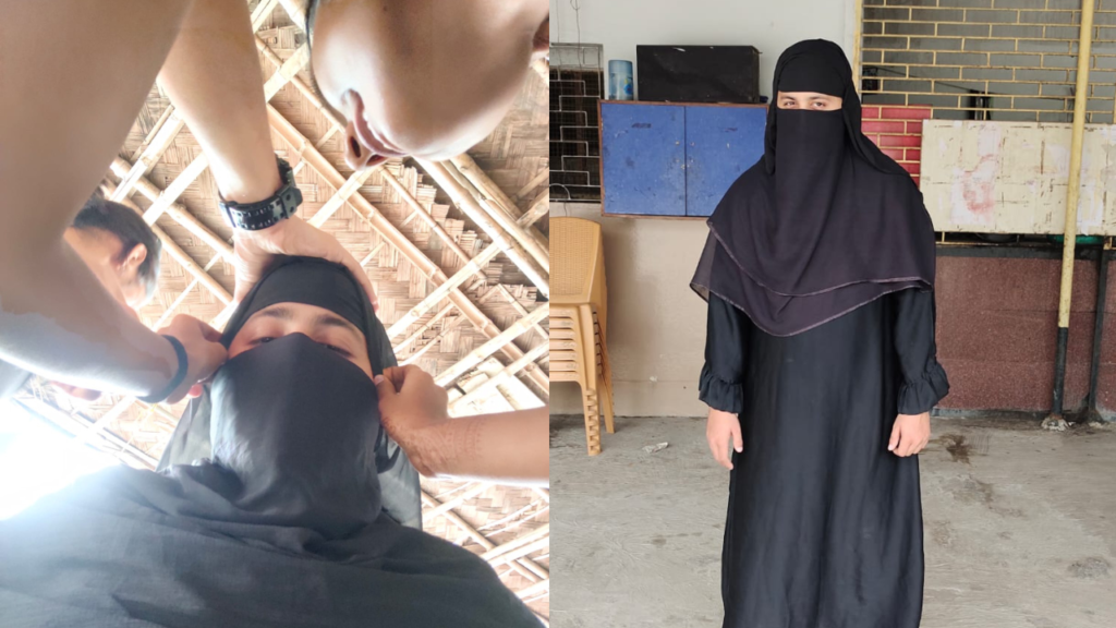 Me wearing a Burkha Me wearing a Burkha